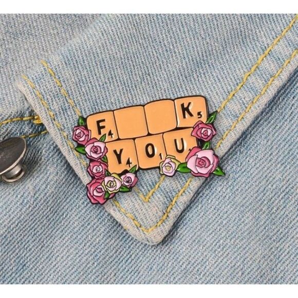 3 $20 Fck Off Enamel Pin - Picture 1 of 1